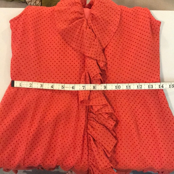 Marc By Marc Jacobs Red Ruffle Dress - Picture 8 of 10